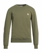 Maison Kitsuné Mens Sweatshirt Military in Green