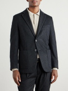 Barena - Pinstriped Wool-Blend Blazer - Gray