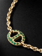 HOORSENBUHS - 18-Karat Gold, Emerald and Diamond Necklace