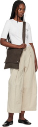 YMC Beige Deadbeat Trousers
