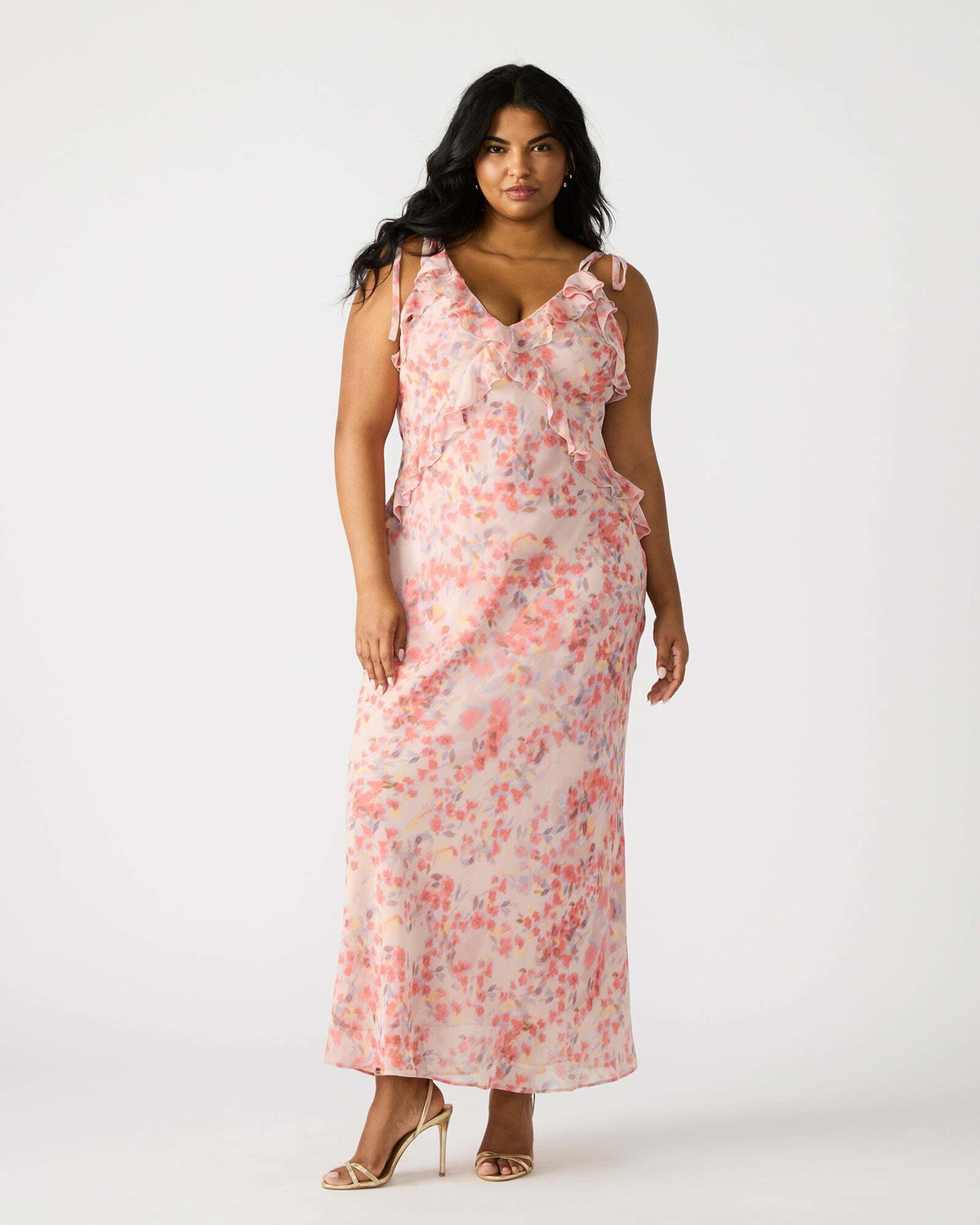 Steve Madden Adalina Dress Floral in Lavender
