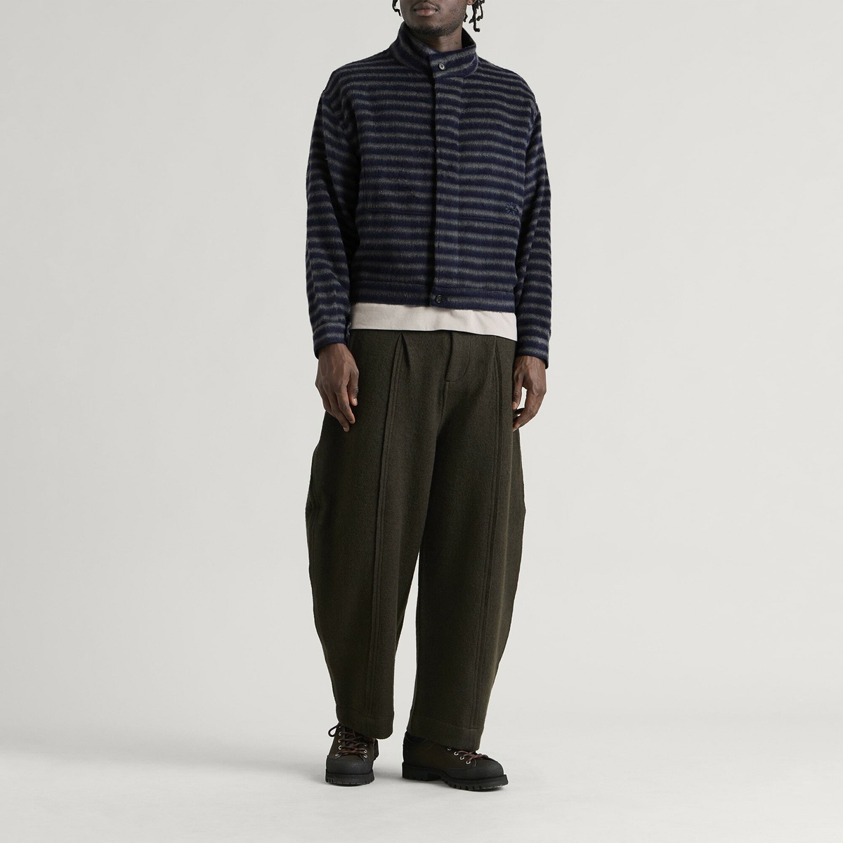 Gander Men's Le Mans Shirt in Blue/Grey Stripe