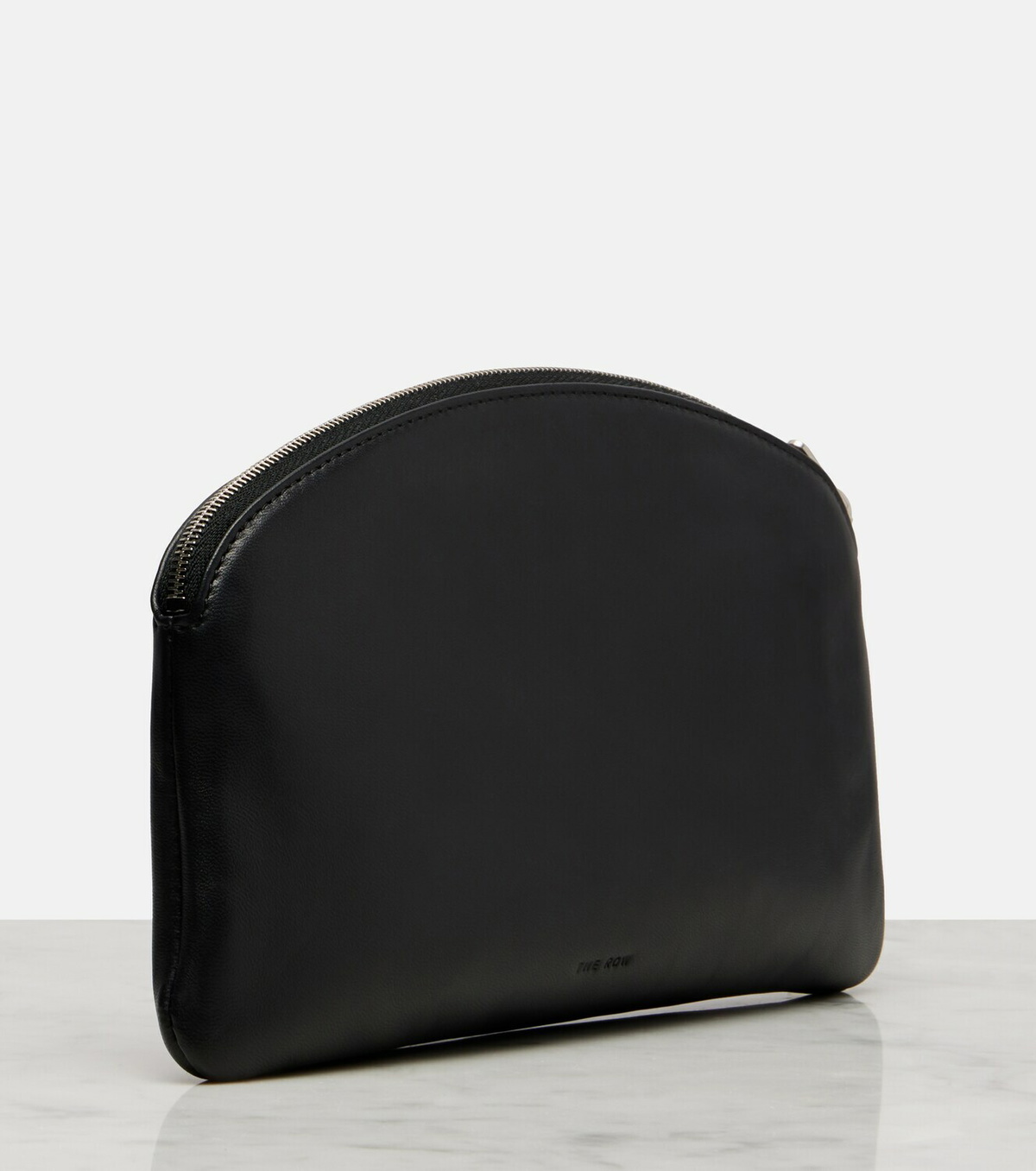 The Row Round leather coin purse