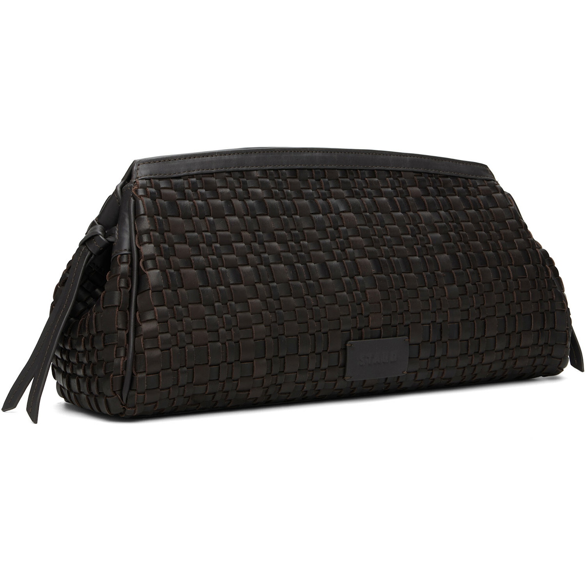 Staud Brown Maude Soft Clutch