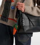 JW Anderson Carrot knitted bag charm