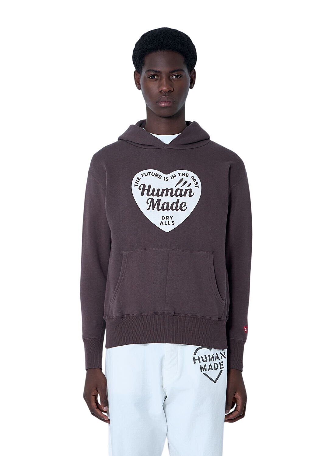 Human Made Men's Logo Crew Sweat in Red Human Made