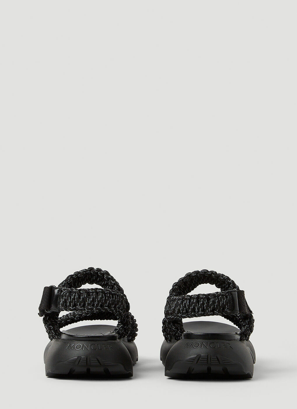 Moncler - Belay Woven Sandals in Black Moncler