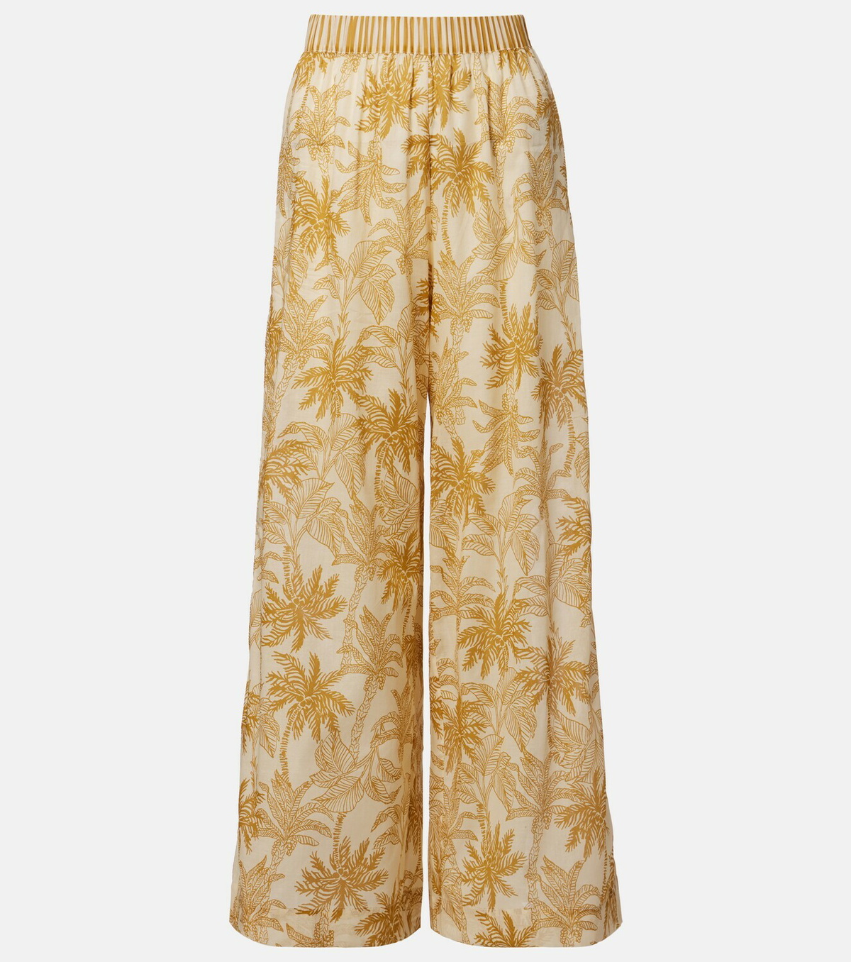 Eres Itinerant printed cotton wide-leg pants