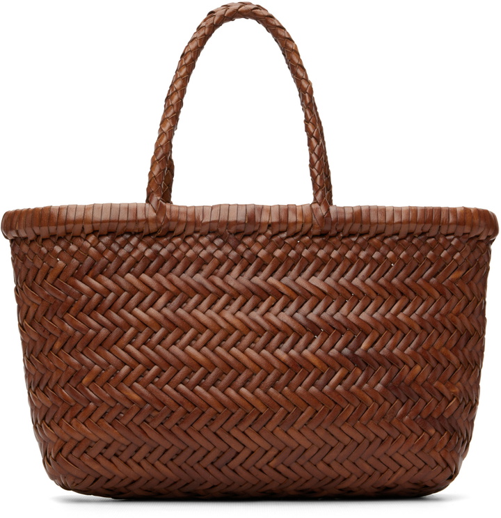 Photo: Dragon Diffusion Tan Mini Flat Gora Bag