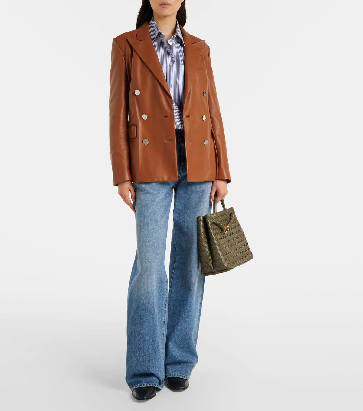 Ralph Lauren Collection Camden leather blazer