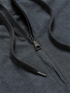 Derek Rose - Marlowe Stretch Micro Modal Jersey Zip-Up Hoodie - Gray