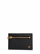 TOM FORD - Grained Leather Zip Card Holder