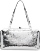 Jil Sander Silver Goji Pillow Small Bag