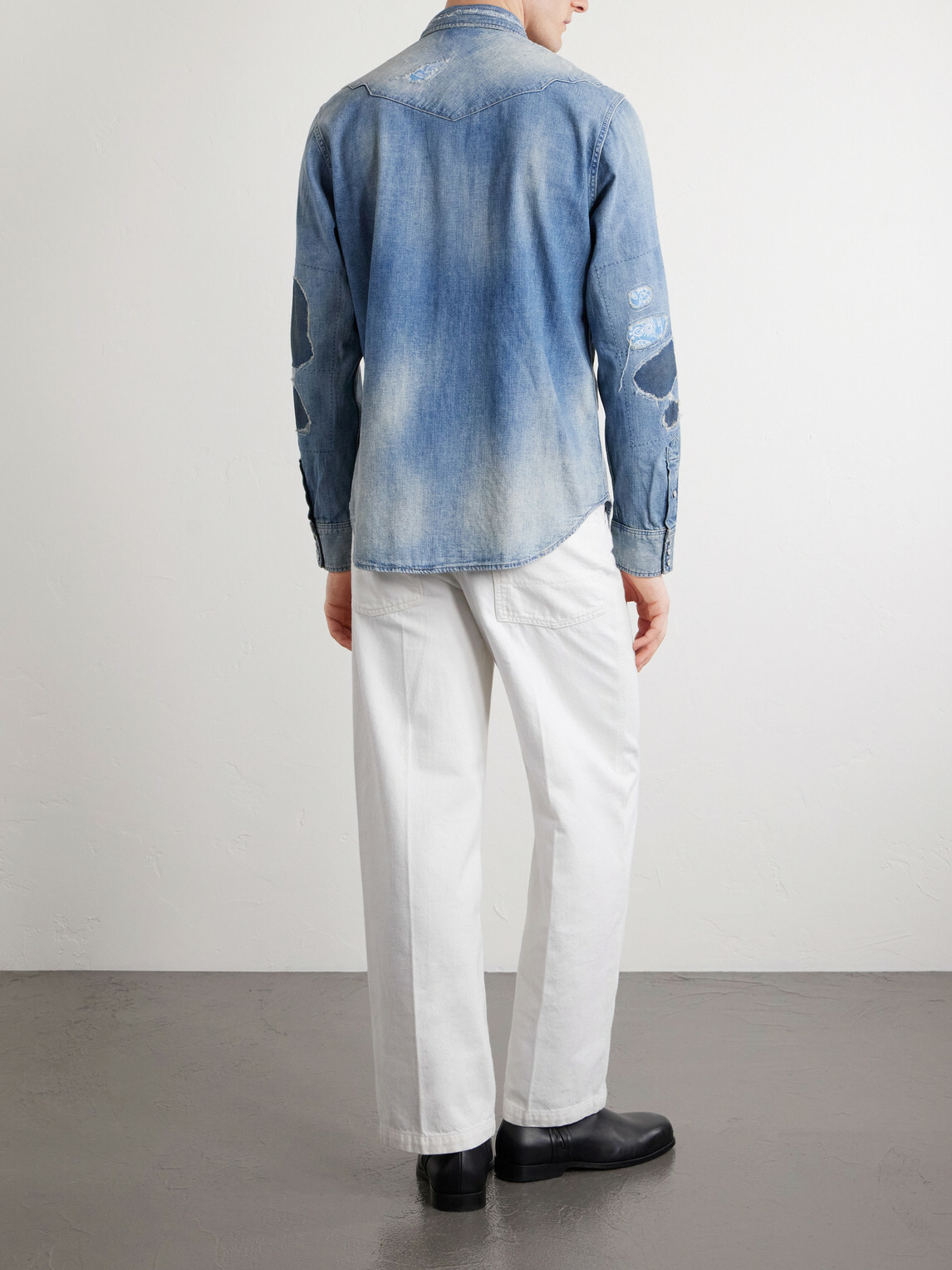RRL - Addington Denim Shirt - Blue