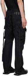 Dsquared2 Black 'Icon' Cargo Pants