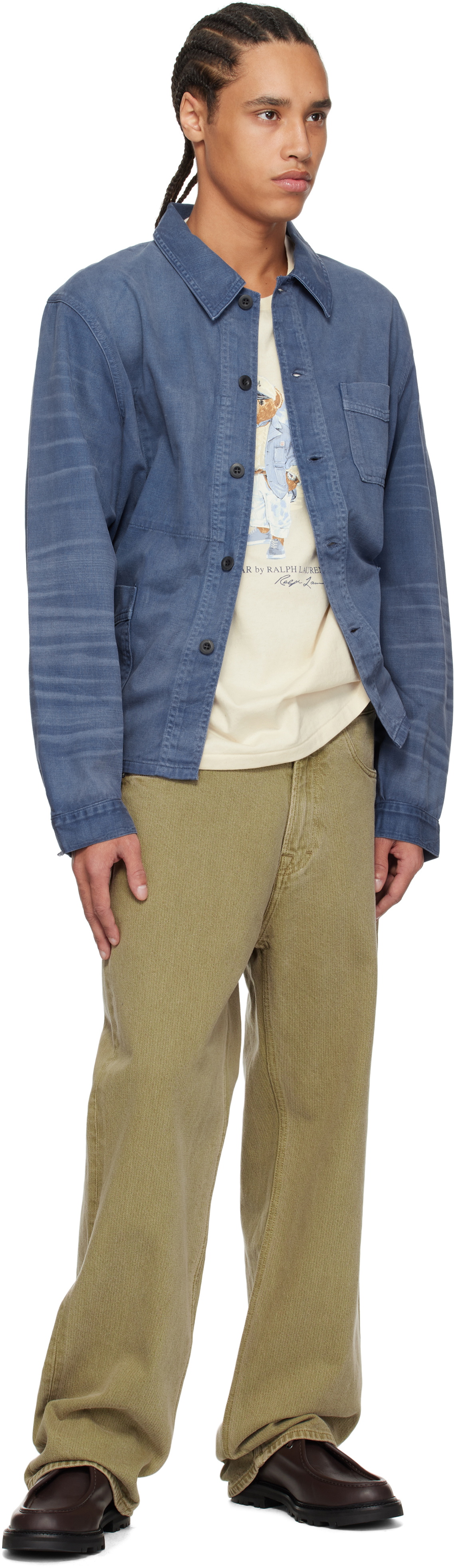 Polo Ralph Lauren Navy Utility Denim Jacket Polo Ralph Lauren