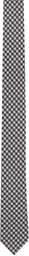 BOSS Navy Houndstooth Tie