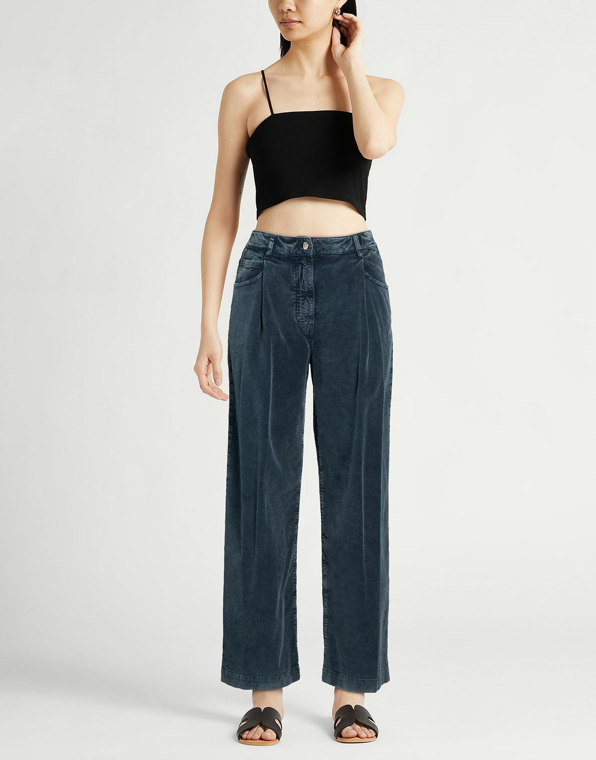 Peserico Womens Pants in Navy
