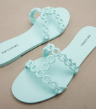 Aquazzura Infinity Chain Jelly slides