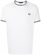FRED PERRY - Logo Cotton T-shirt