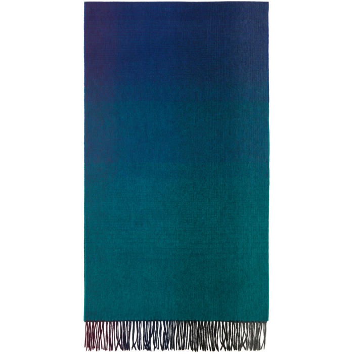 Photo: Paul Smith Blue Watercolor Scarf