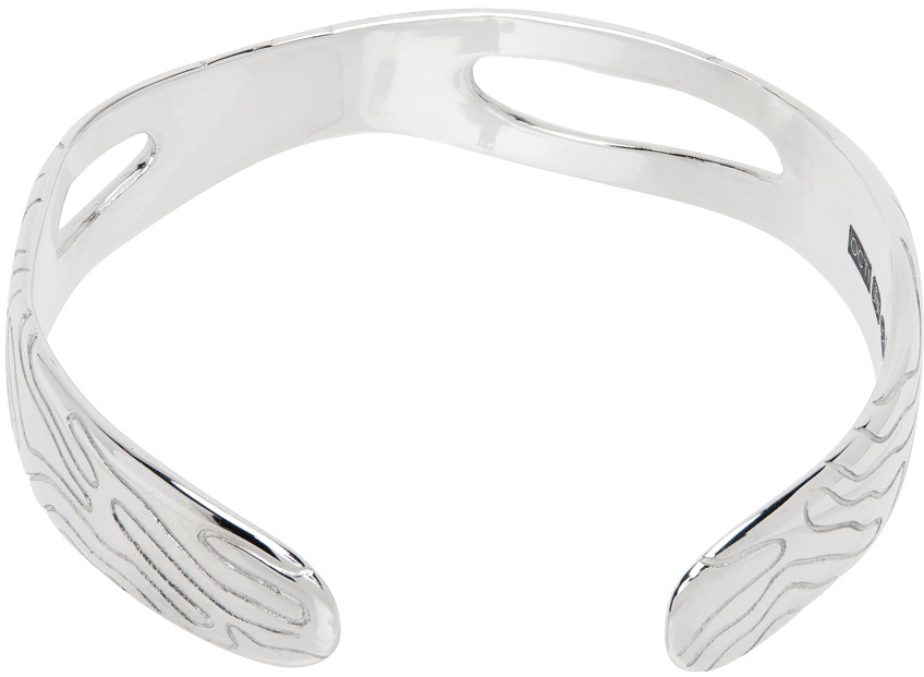 octi Silver Globe Bangle Bracelet