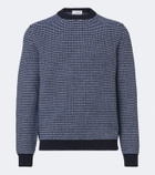 Lardini Striped wool and cashmere sweater