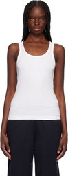 CDLP White Rib Tank Top