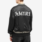 AMIRI Men's MA Logo Varsity Jacket in Black