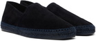 TOM FORD Navy Suede Barnes Espadrilles