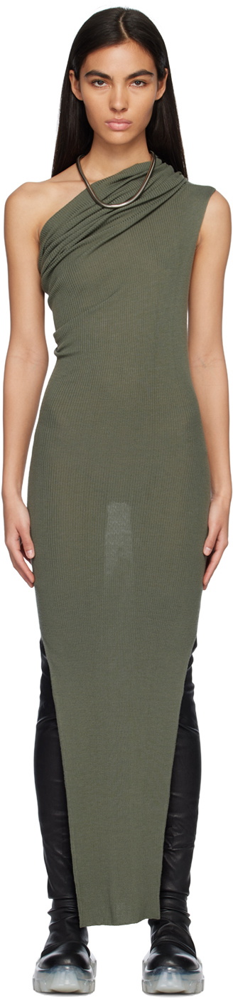 rick owens ribbed one shoulder dress Black Hollywood One Shoulder Top