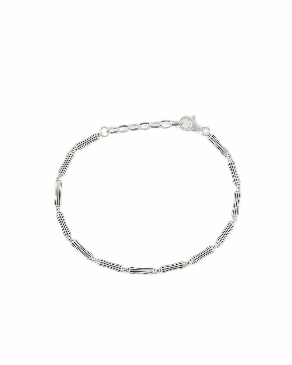 Photo: Serge De Nimes Silver Bamboo Bracelet Silver - Mens - Jewellery