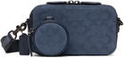 Coach 1941 Blue Charter Slim Messenger Bag