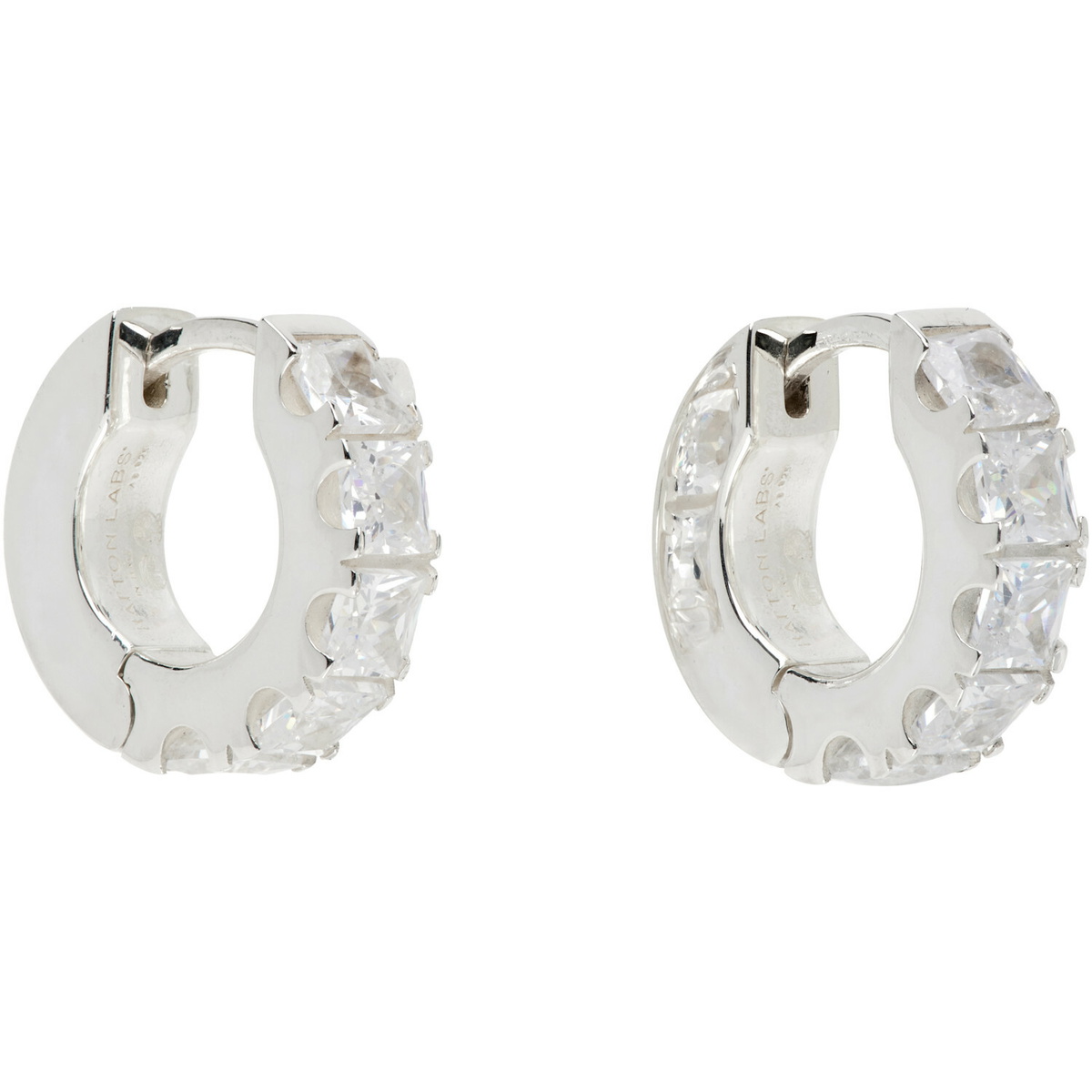 Hatton Labs Facet Hoop Earrings