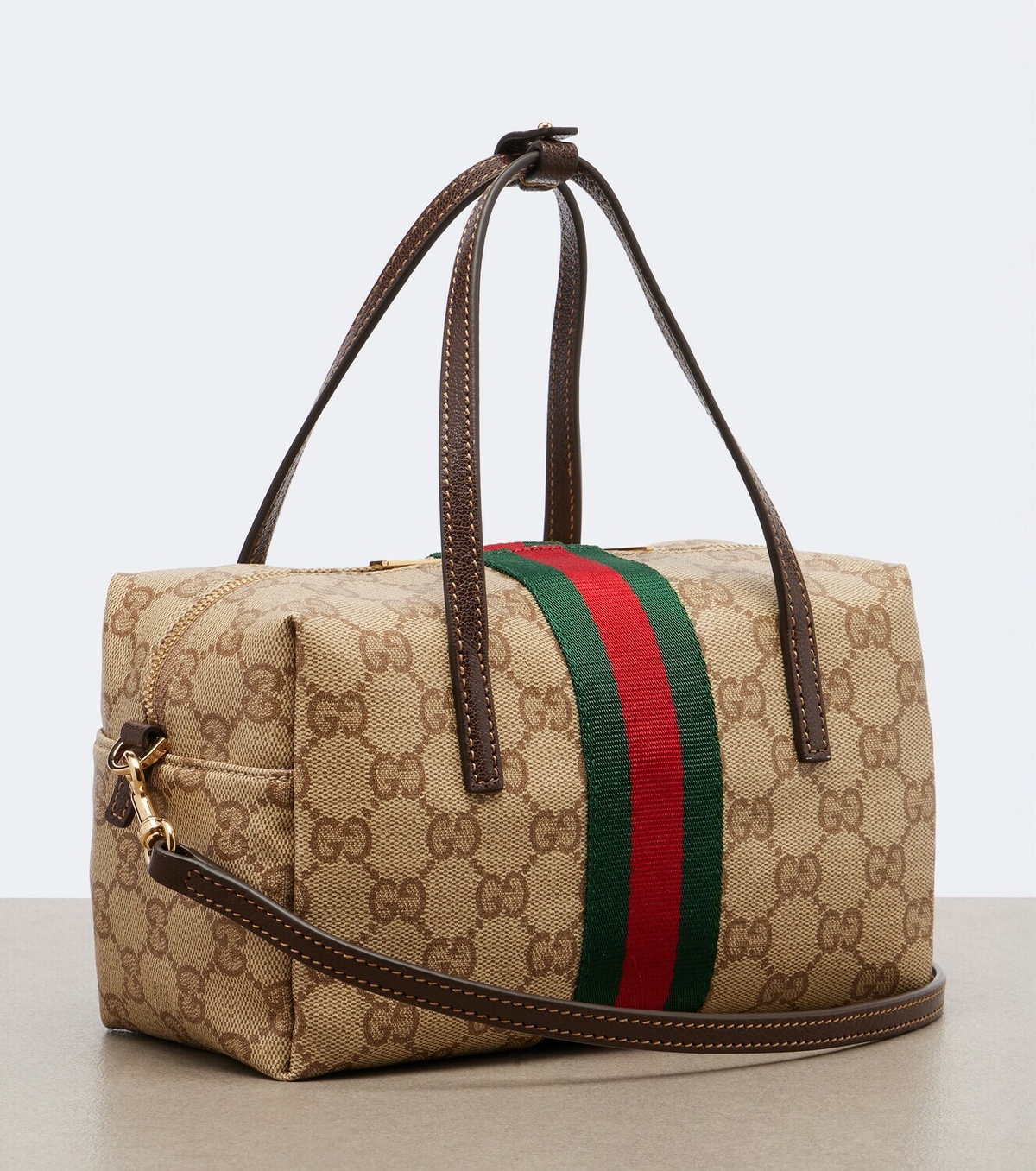 Gucci Mini GG canvas top-handle bag