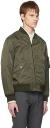 Theory Khaki Flight Bomber Jacket