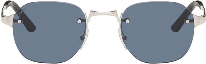 Photo: Cartier Silver Square Sunglasses