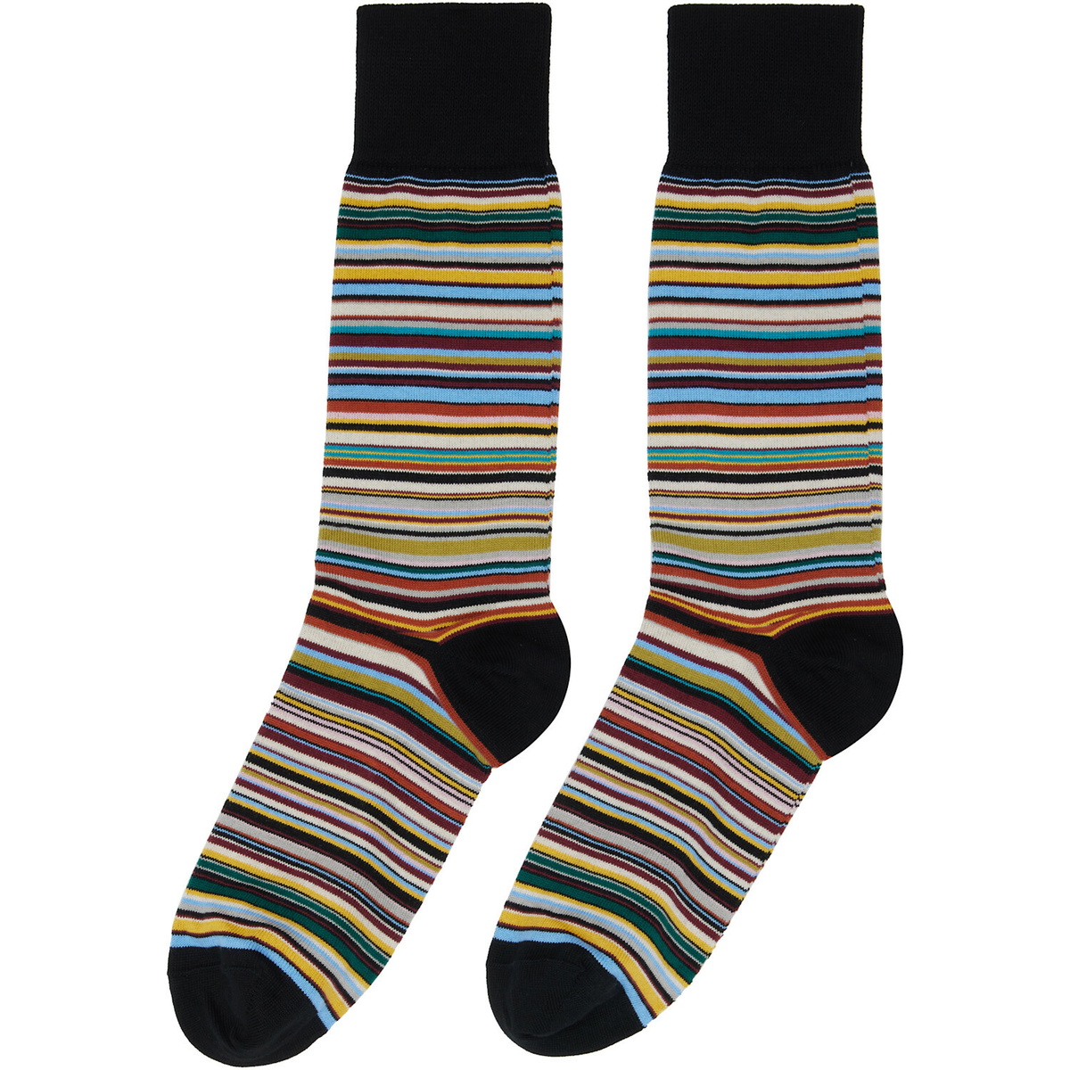 Paul Smith Three-Pack Multicolor 'Artist Stripe' Socks