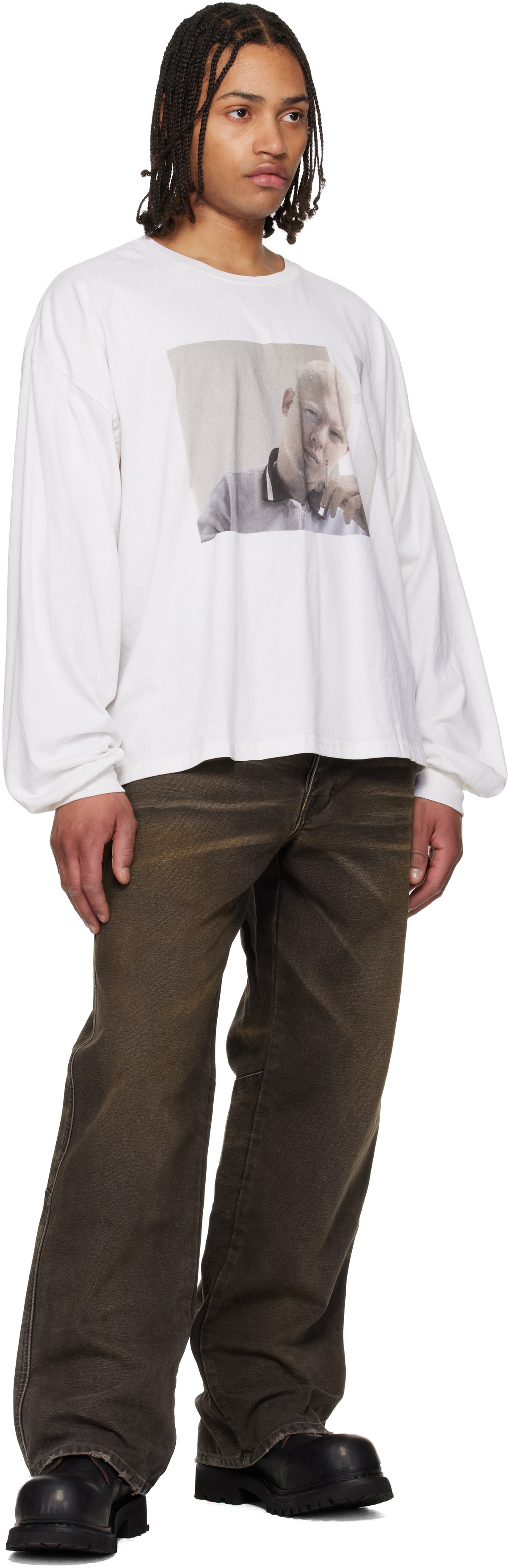 ALEXANDER DIGENOVA Off-White Alexander Long Sleeve T-shirt