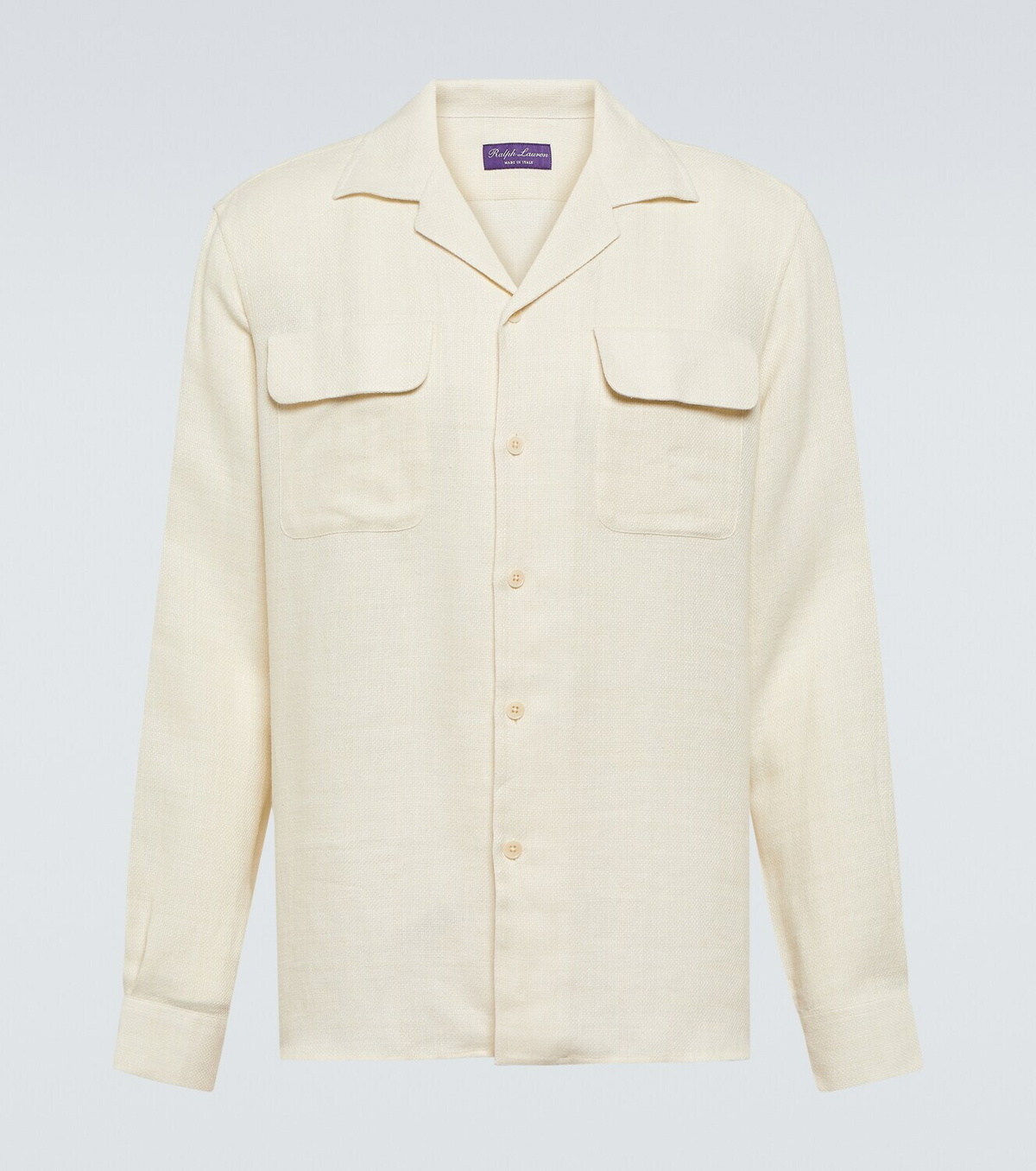 Ralph Lauren Purple Label Linen-blend shirt
