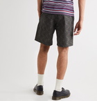 Beams Plus - Printed Seersucker Shorts - Gray