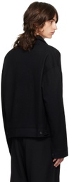 YOHJI YAMAMOTO Black Spread Collar Jacket
