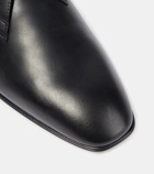 The Row Kay leather Oxford shoes