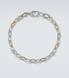 David Yurman DY Madison® 925 sterling silver and 18kt gold bracelet