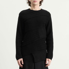 Comme des Garçons Men's Mix Knit Jumper in Black