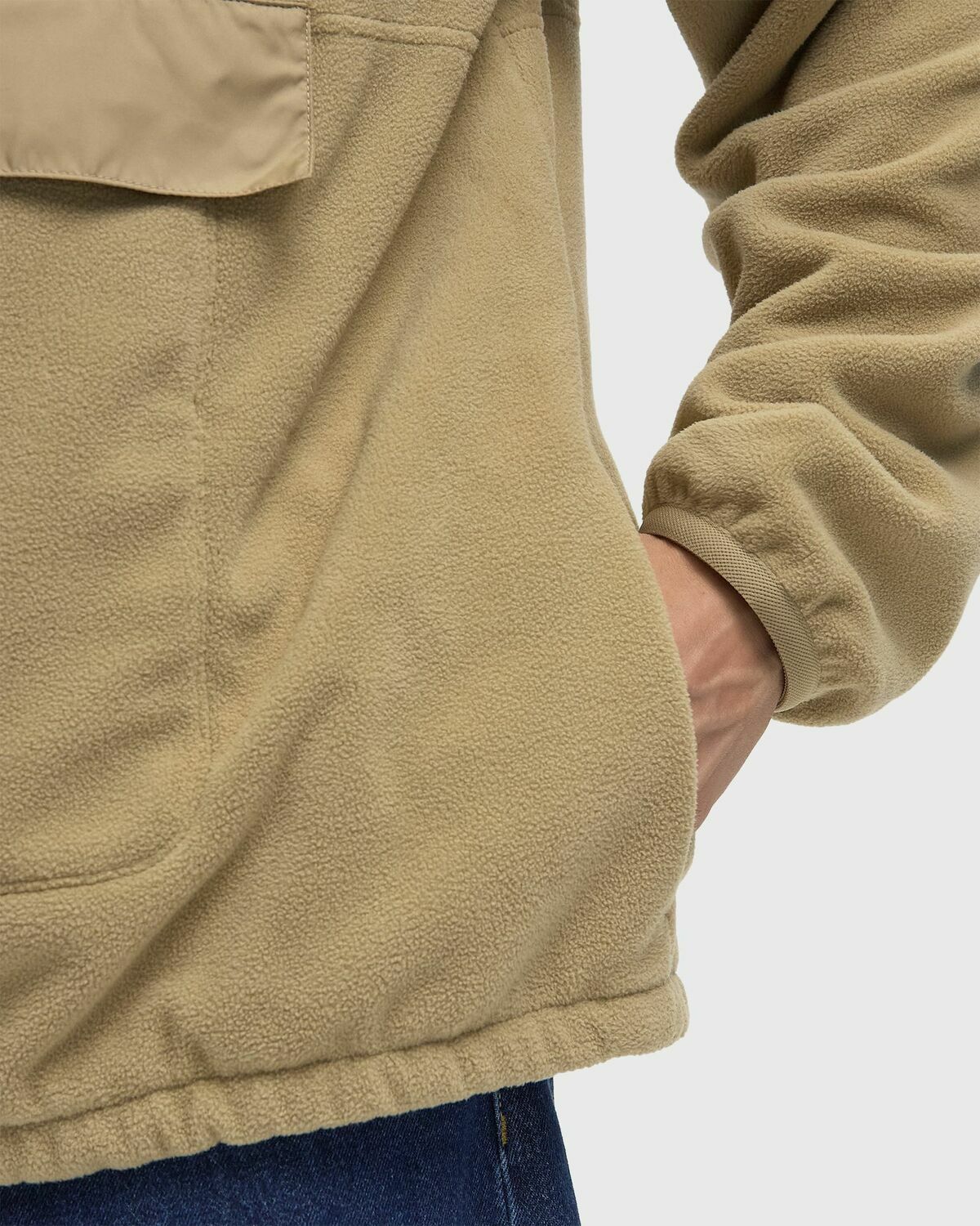 Nike CLUB WINTER TOP Brown Mens Half-Zips/Hoody