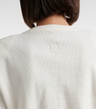 Magda Butrym Cropped cotton-blend T-shirt