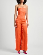 Manila Grace Womens Jumpsuit in Orange