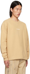 Acne Studios Beige Relaxed-Fit Sweatshirt