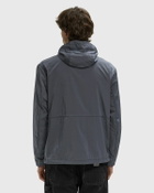 SHINY NYLON HOODED JACKET